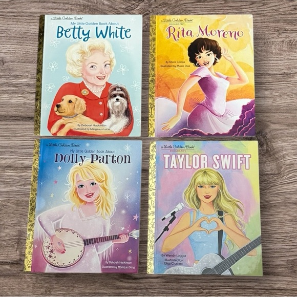 Little Golden Book Lot of 4 Books - NEW! - Picture 1 of 7